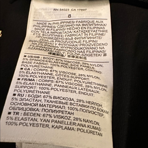 Banana Republic Fake-leather Inset Dress - Picture 6 of 6